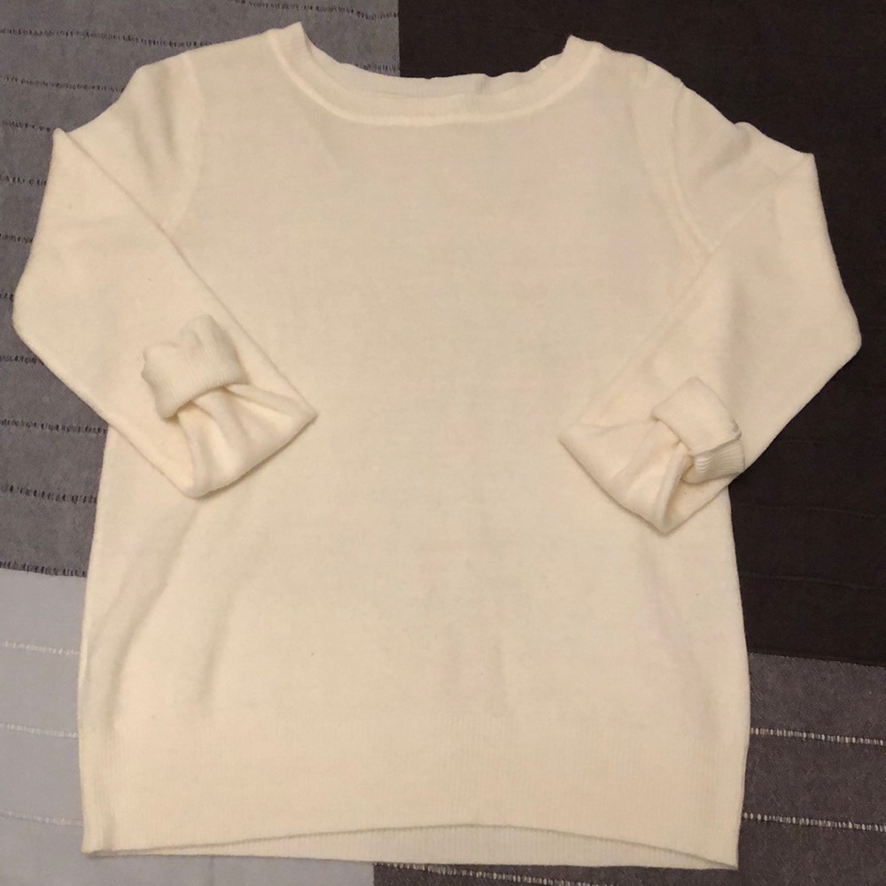 Forever 21 White Tunic Sweater Size S